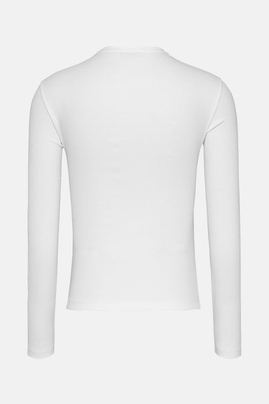 T-shirt met lange mouwen - wit