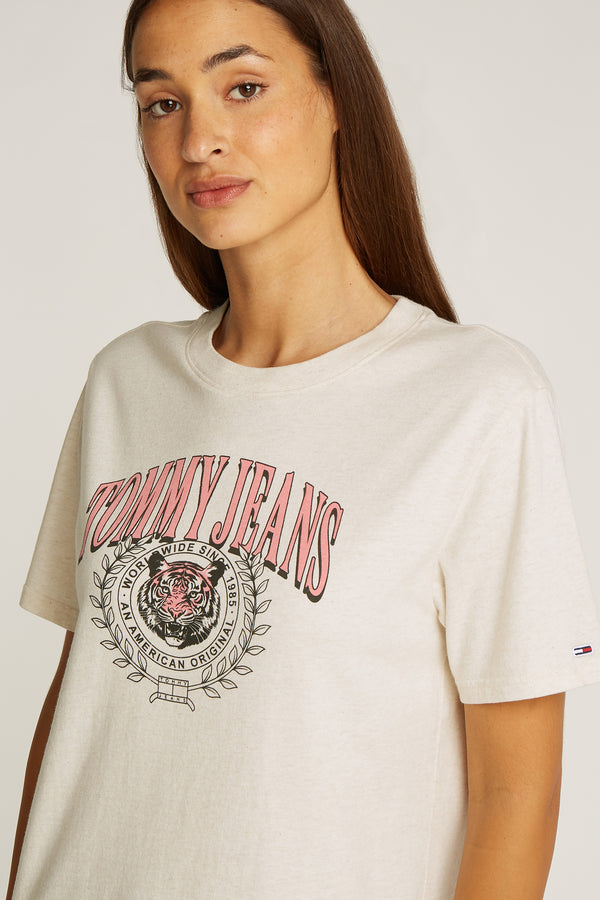 T-shirt (manches courtes) Écru - Tommy Jeans