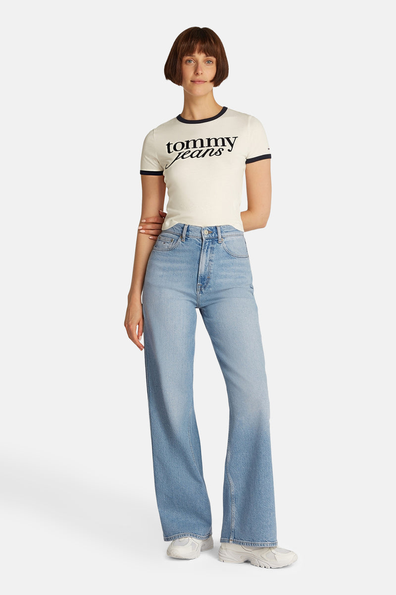 Jeans wide light blue denim - TOMMY JEANS