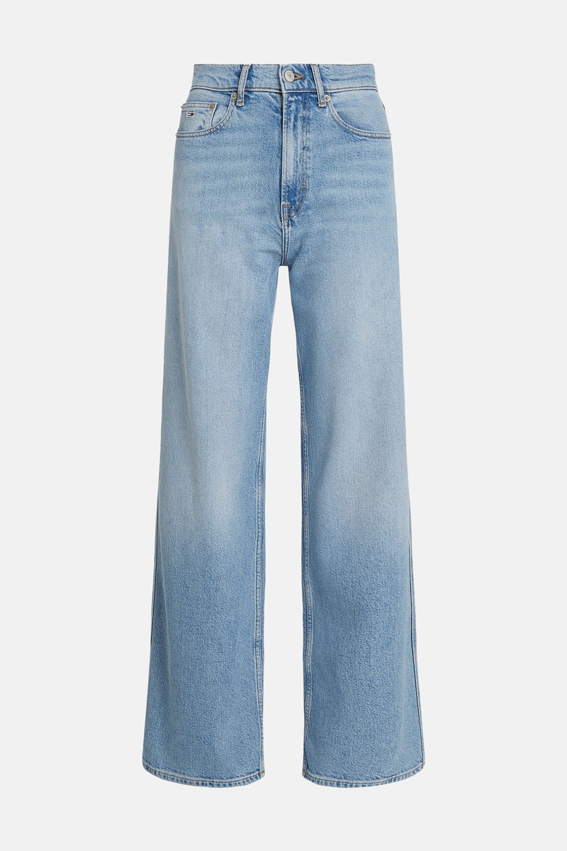 Wijde spijkerbroek in lichtblauw denim van Tommy Jeans met een losse pasvorm.
