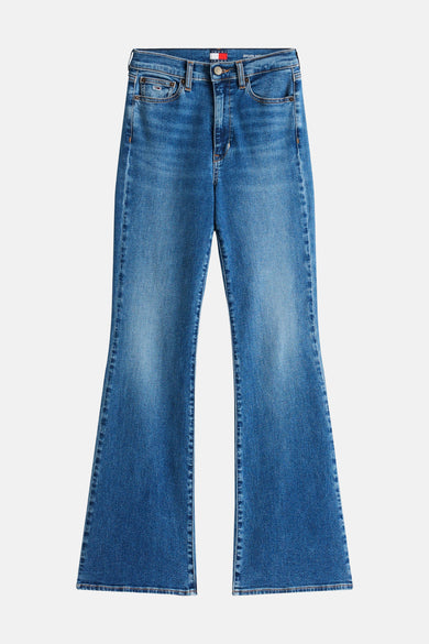 Jeans flared mid blue denim - TOMMY JEANS