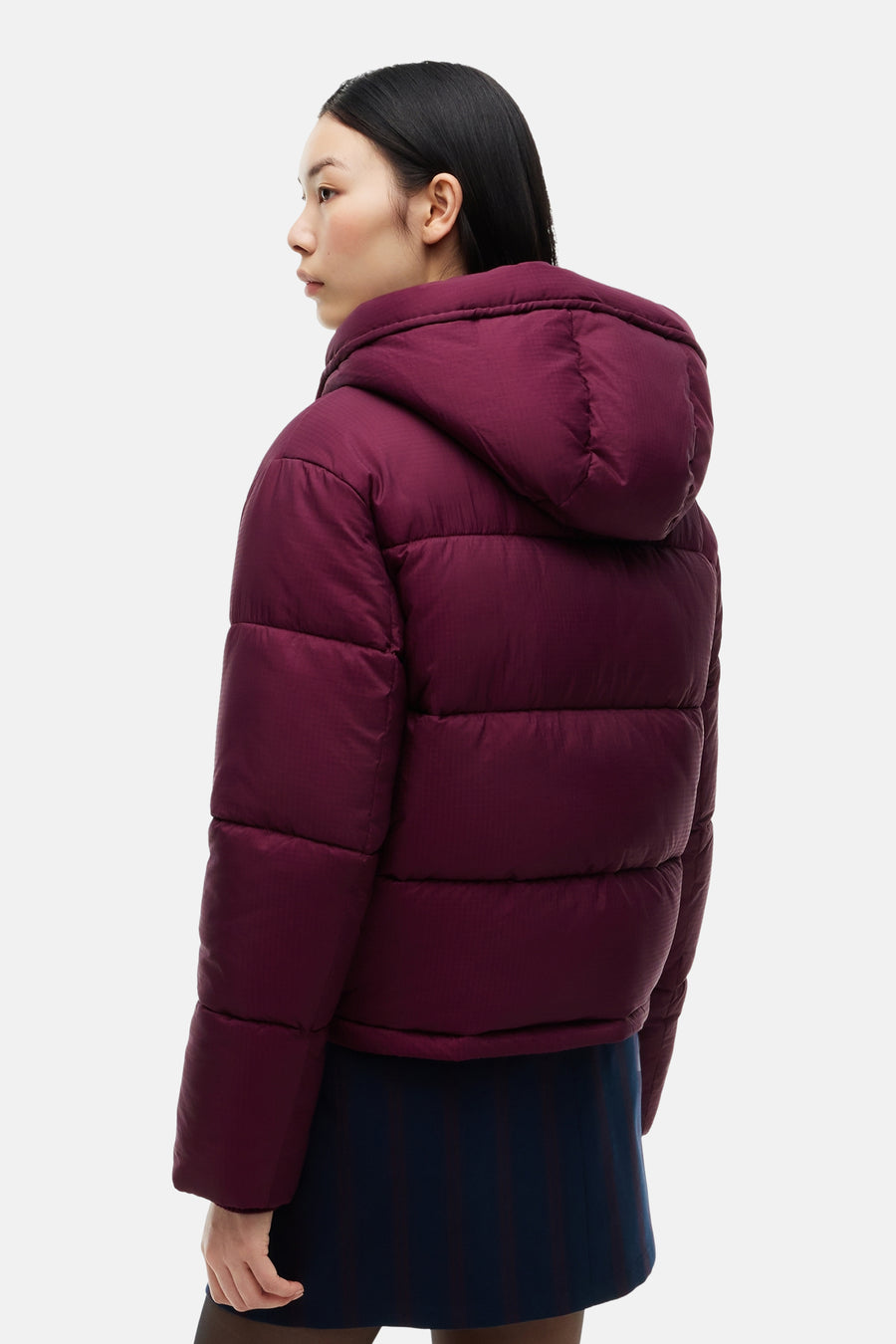 Dames tops jas gewatteerd rouge - TOMMY JEANS