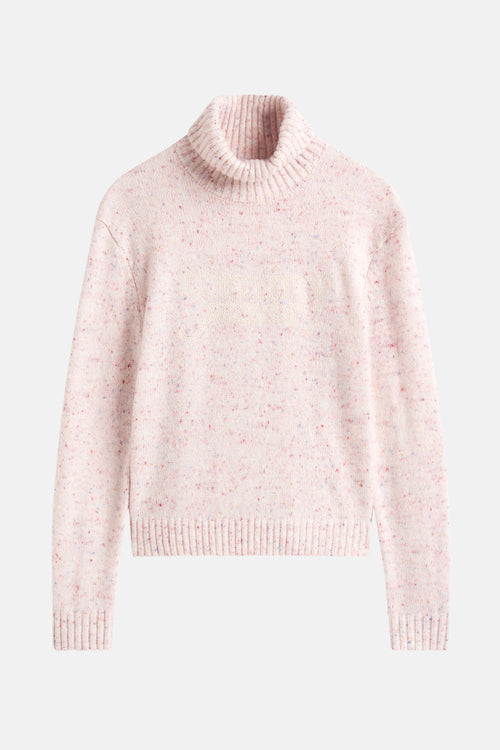 Pull met rolkraag - roze