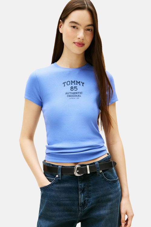 T-shirt met korte mouwen - blauw
