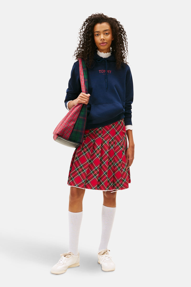 Sweater met kap - blauw