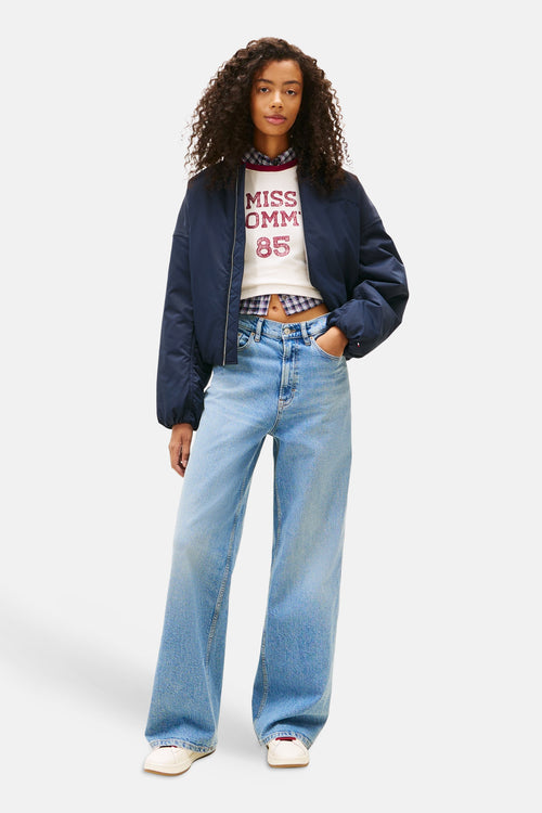 Jeans wide mid blue denim - TOMMY JEANS