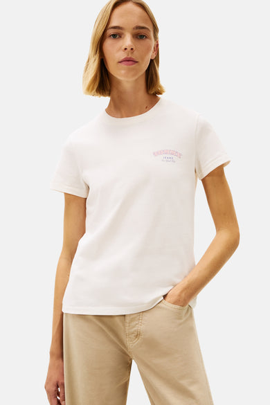 T-shirt met korte mouwen - Ecru