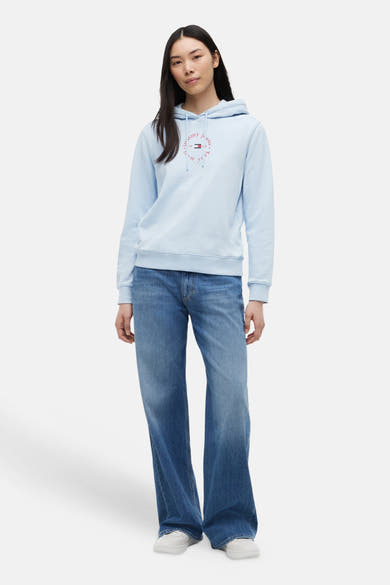 Sweat à capuche - bleu