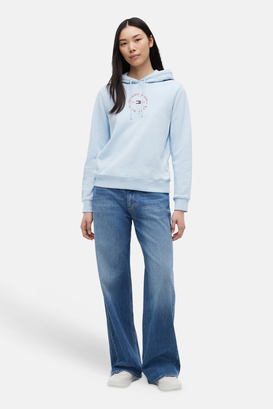 Sweat à capuche - bleu
