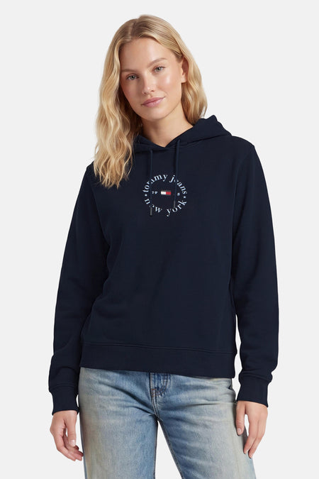 Sweat à capuche - bleu