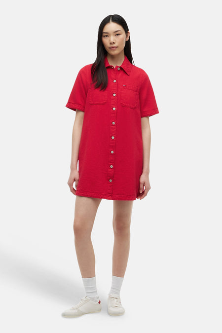 Robe  rouge - TOMMY JEANS