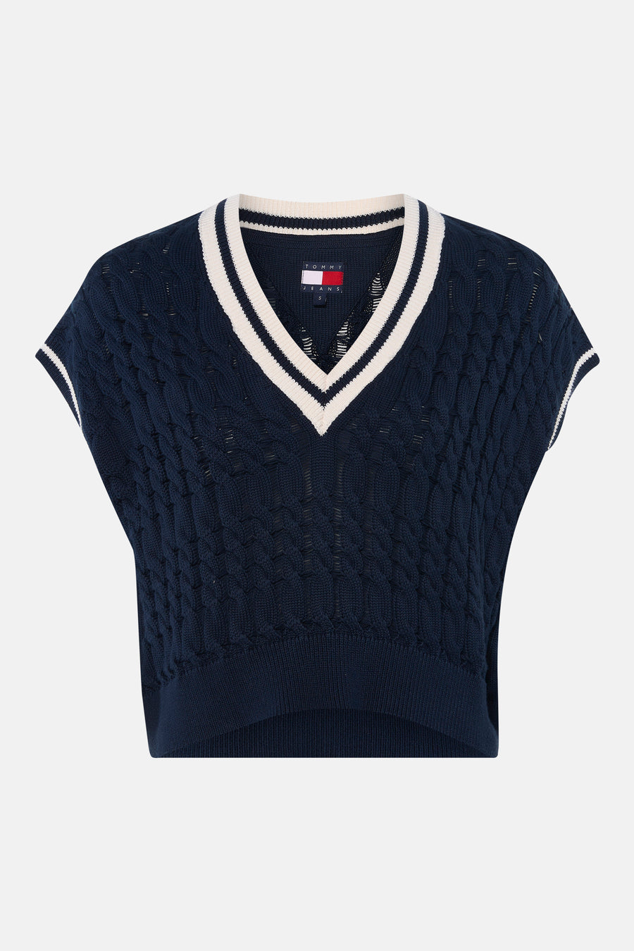 Giletkorte zonder mouw - blauw