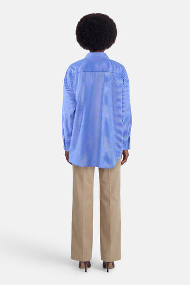 Hemd met lange mouwen - blauw