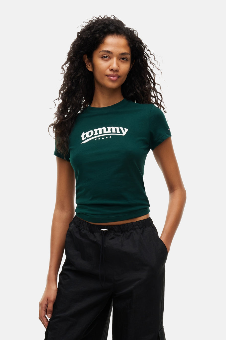 T-shirt (korte mouwen) groen - TOMMY JEANS