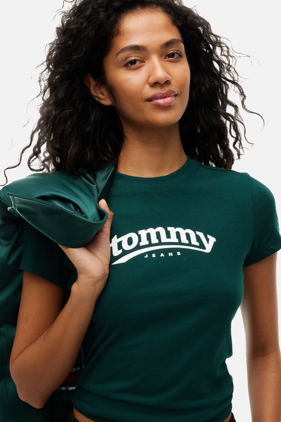 T-shirt (korte mouwen) groen - TOMMY JEANS