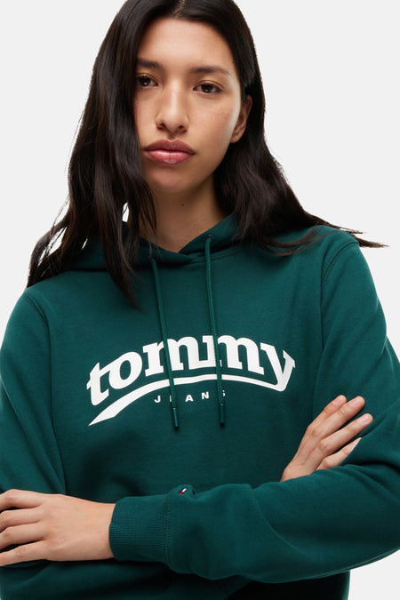 Sweater met kap - groen
