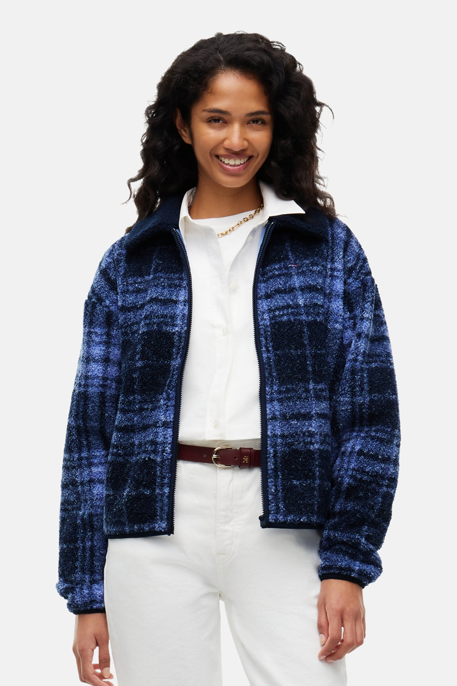 Dames tops jas casual bleu - TOMMY JEANS