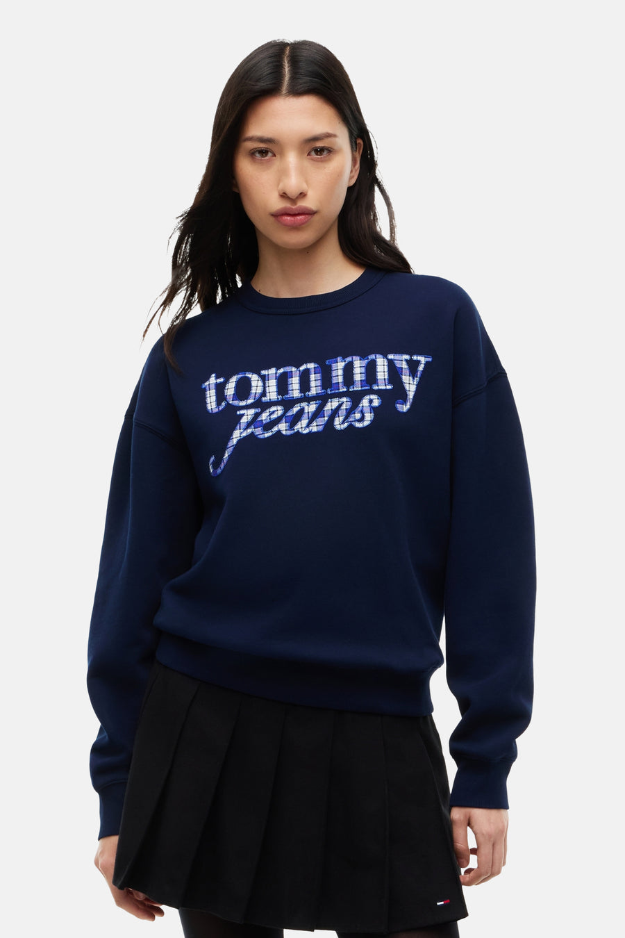 Sweat col rond bleu - TOMMY JEANS