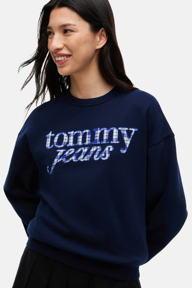 Sweat col rond bleu - TOMMY JEANS