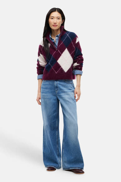 Trui met rolkraag multicolor - TOMMY JEANS