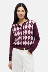 Cardigan - paars