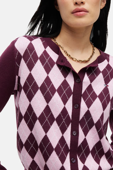 Cardigan - paars