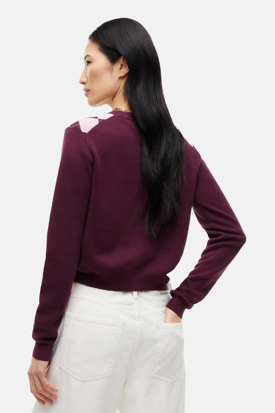 Cardigan - paars