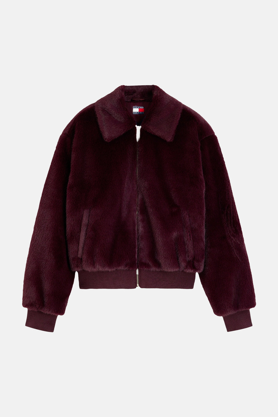 Dames tops jas bomber rood - TOMMY JEANS