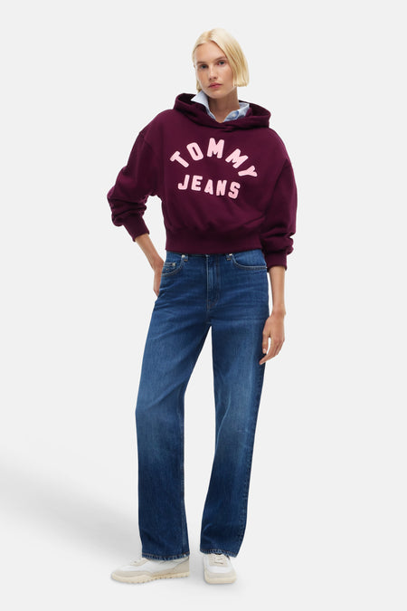 Sweater met kap rood - TOMMY JEANS