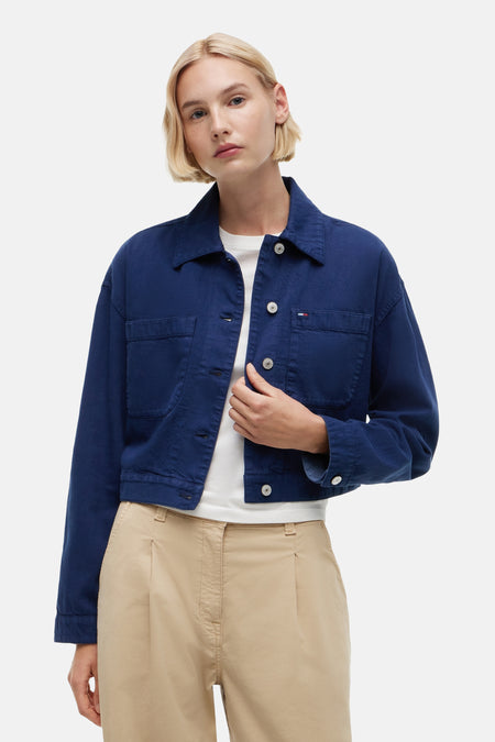 Veste courte dark blue denim - TOMMY JEANS