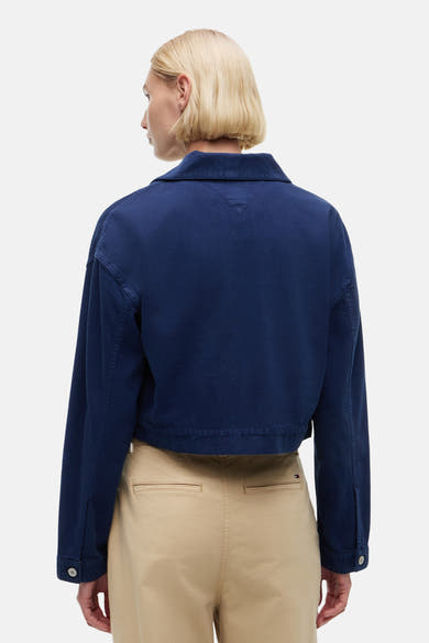 Veste courte - dark blue denim