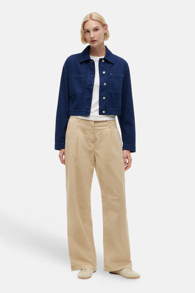 Veste courte - dark blue denim