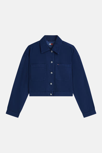 Veste courte - dark blue denim