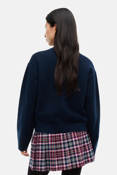 Trui met ronde hals blauw - TOMMY JEANS
