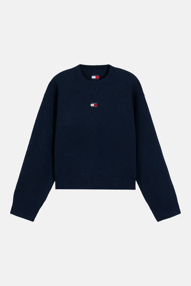 Trui met ronde hals blauw - TOMMY JEANS