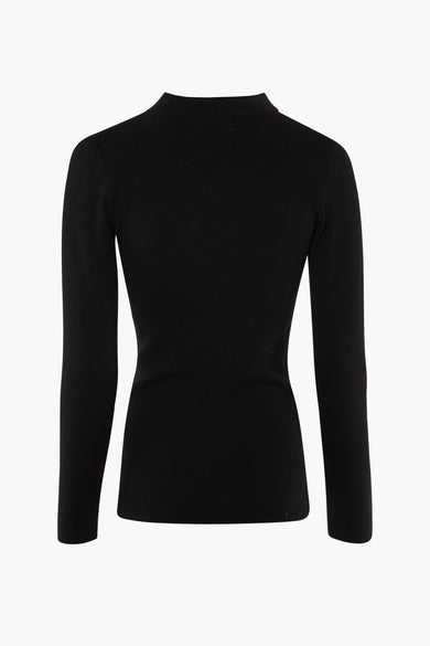 Pull col rond Noir - Molly Bracken