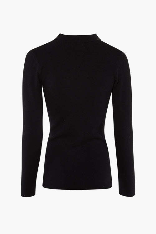 Pull col rond Noir - Molly Bracken