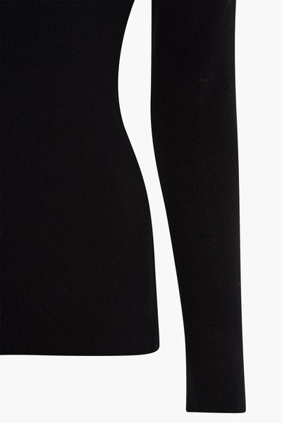 Pull col rond Noir - Molly Bracken