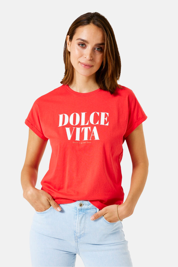 T-shirt (manches courtes) Rouge - GARCIA