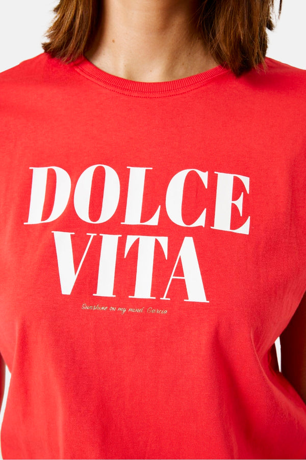 T-shirt (manches courtes) Rouge - GARCIA