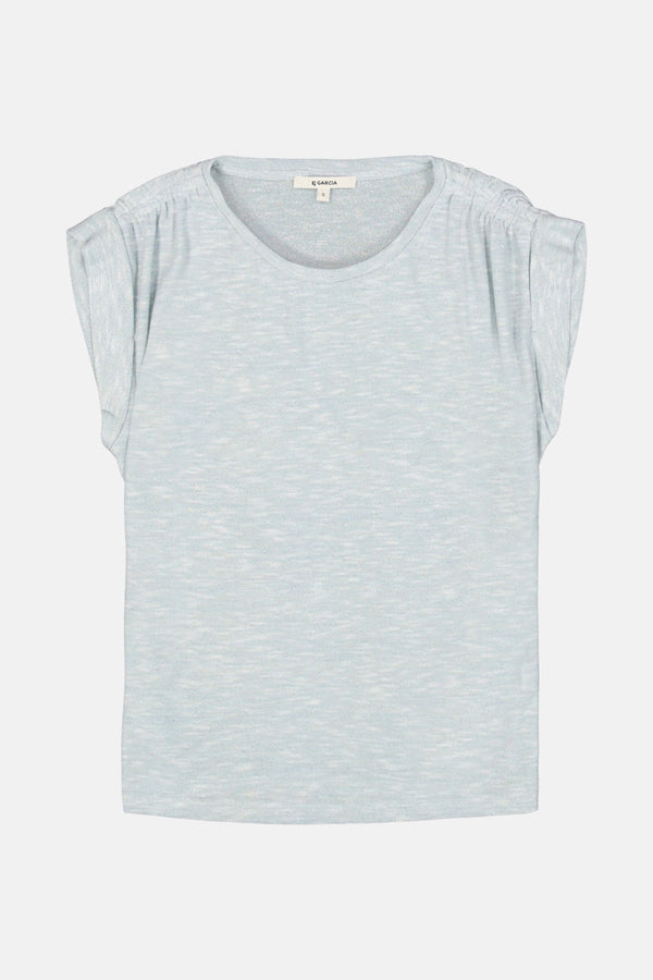 Top (manches courtes) Bleu - GARCIA