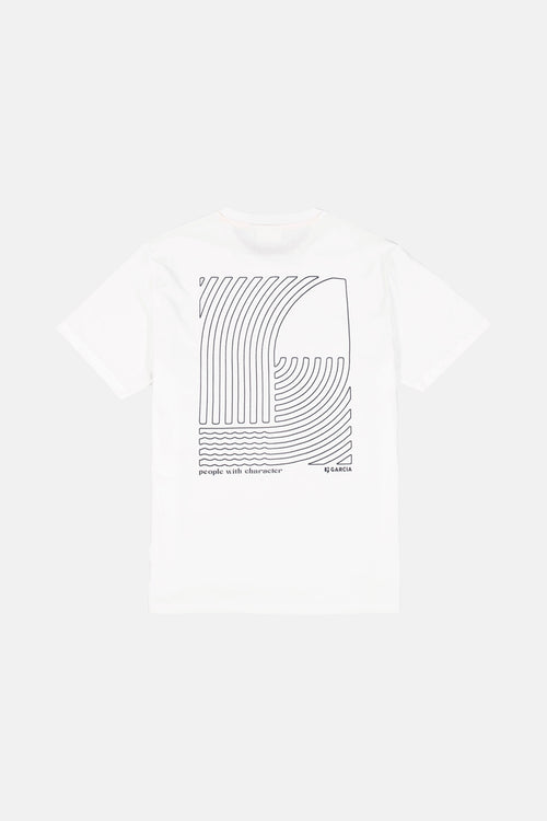 T-shirt (korte mouwen) Wit - GARCIA