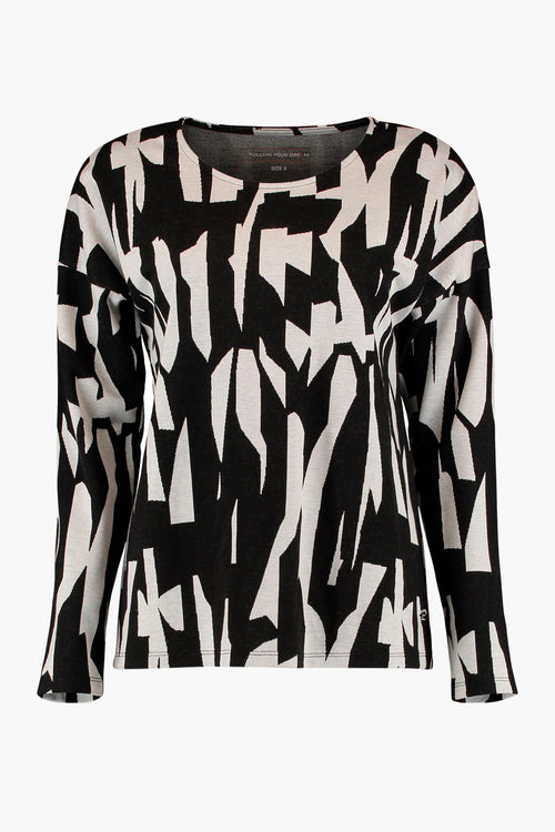 Pull met ronde hals - multicolor