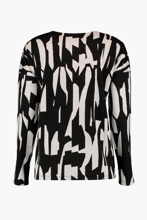 Pull met ronde hals - multicolor