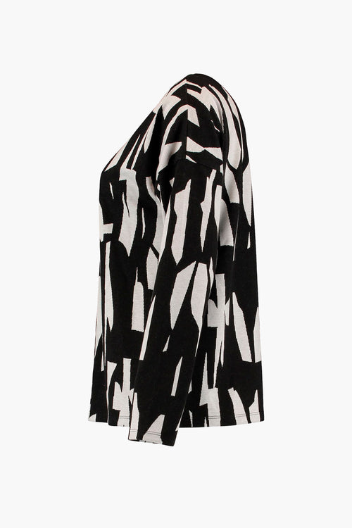 Pull met ronde hals - multicolor