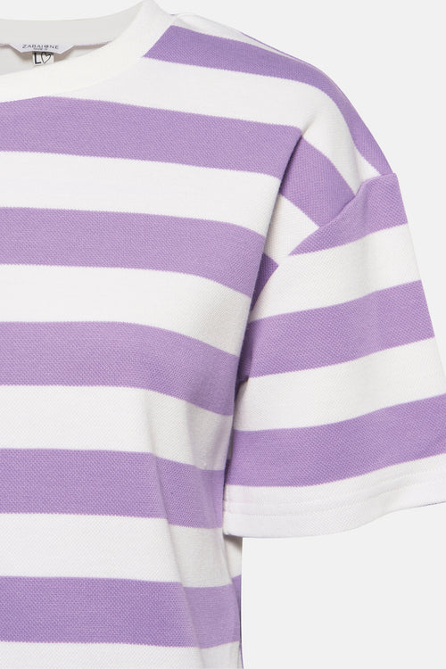 T-shirt à manches courtes - Mauve