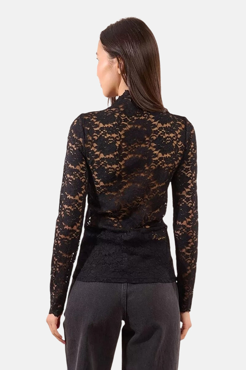 T-shirt met lange mouwen - zwart