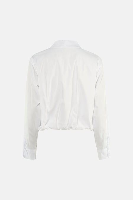 Chemise à manches longues - blanc