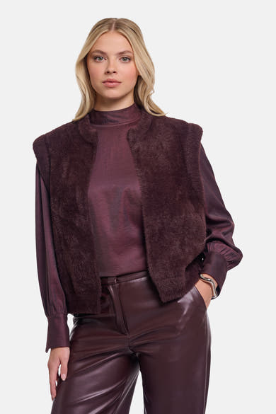 Bodywarmer brun - RINO PELLE