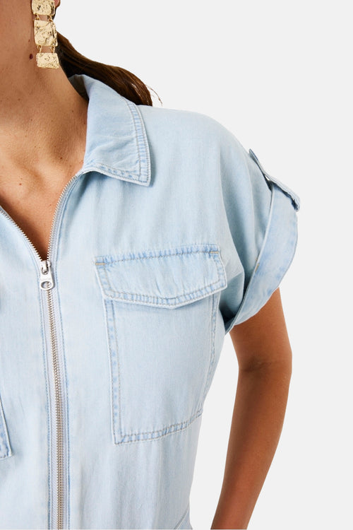 Combishort LIGHT BLUE DENIM - GARCIA
